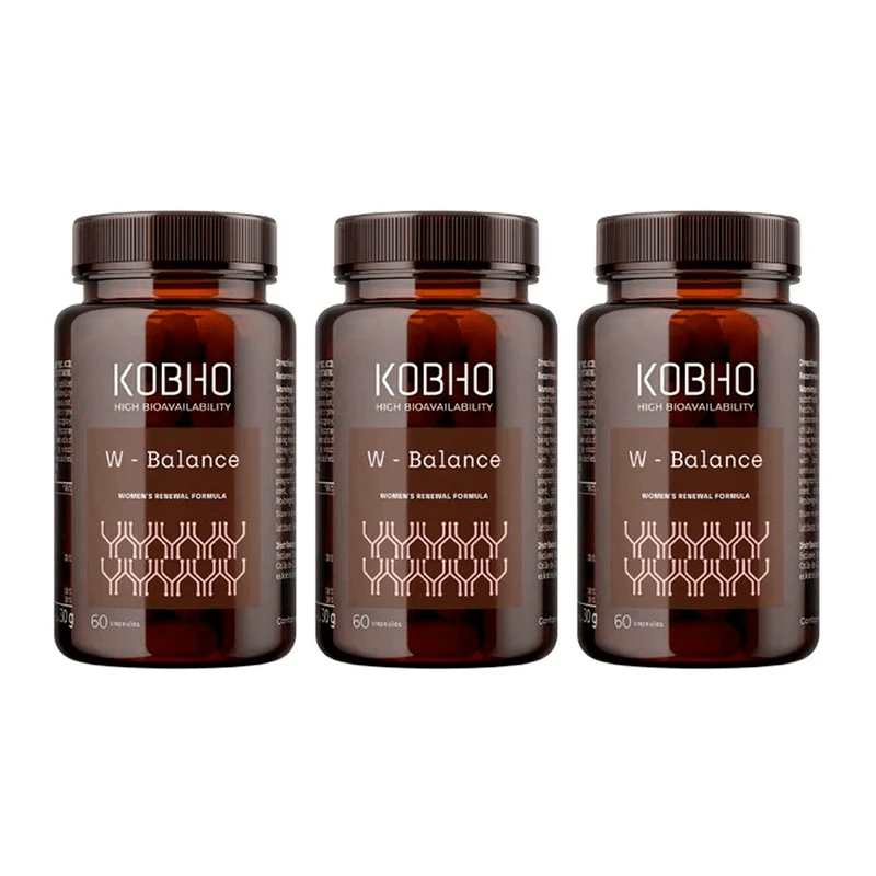 Kobho Labs Triplo W-Balanssupplement, 3 x 60 capsules