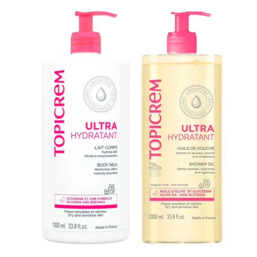Topicrem Volledig lichaamspakket 1L+1L