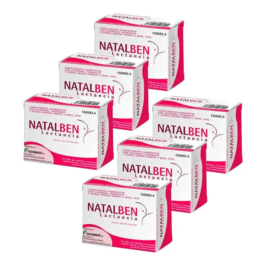 Natalben Lactation , 6 x 60 Kapseln