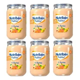 Nutriben 4 Frutas Snacks, 6 x 235 gramos
