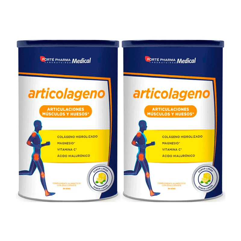 Forté Pharma Duplo Medical Articolageno Citroen Smaak, 2 x 349,5gr