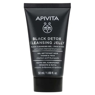 Apivita Black Detox Cleanser Met Propolis En Actieve Houtskool , 50 ml