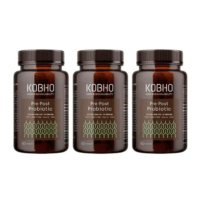 Kobho Labs Triple Pre-Post Probiotisch Supplement, 3 x 60 capsules