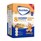 Nutriben Papilla 8 Granen Honing Maria Crackers 600 g