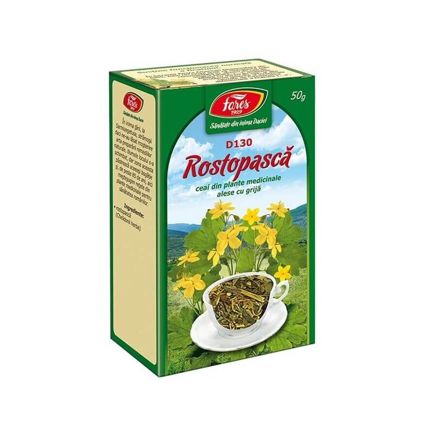 Ceai Rostopască iarba, D130, 50 g, Fares