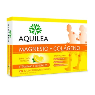Aquilea Magnesium + Collageen, 30 kauwtabletten