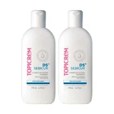Topicrem Ds+ Sebicur Intensieve anti-roos shampoo, verpakking 2 x 125 ml
