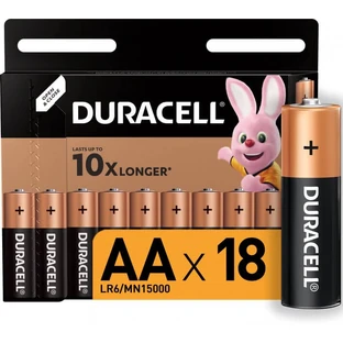 Batterien Basic AA, 18 Stück, Duracell