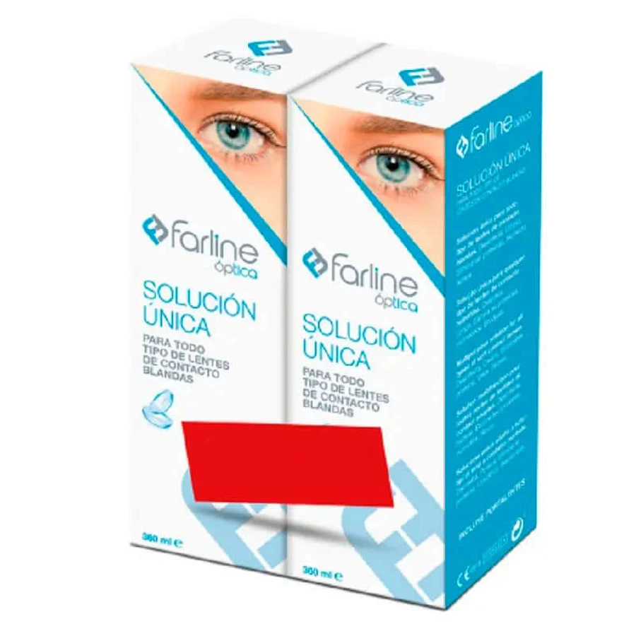 Farline Enkelvoudige optische oplossing, verpakking 2 X360 Ml