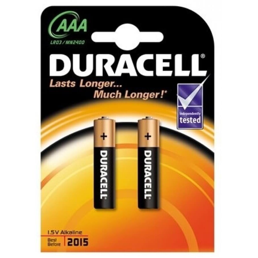 Basic AAA-batterijen, 2 stuks, Duracell