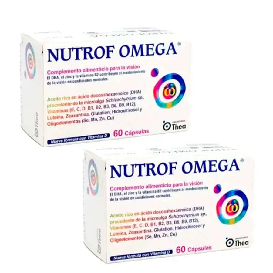 Nutrof Omega, envase 2 x 60 cápsulas