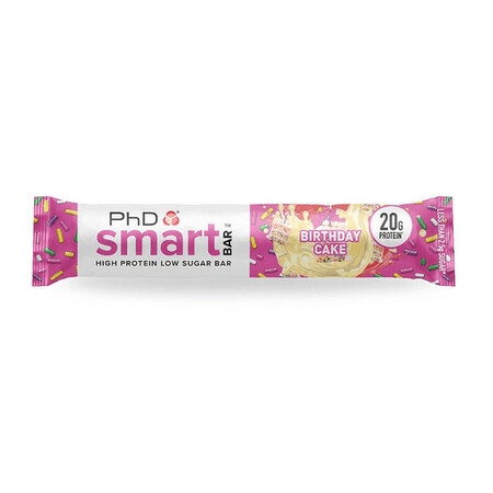 Baton proteic Phd Smart Birthday Cake, 64 g, PhD Nutrition