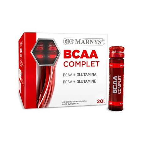 BCAA Compleet, 20 flesjes, Marnys