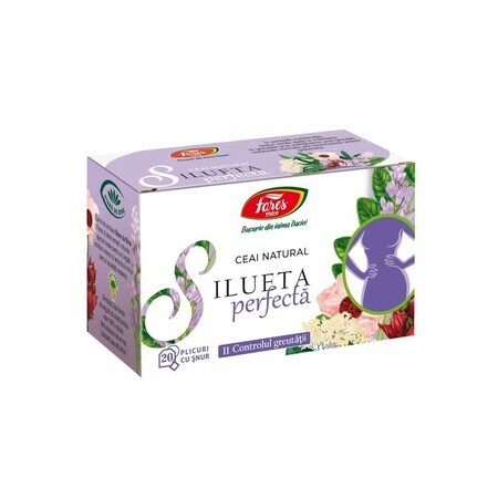 Controllo del peso Tea Perfect Silhouette 2, 20 bustine, Fares