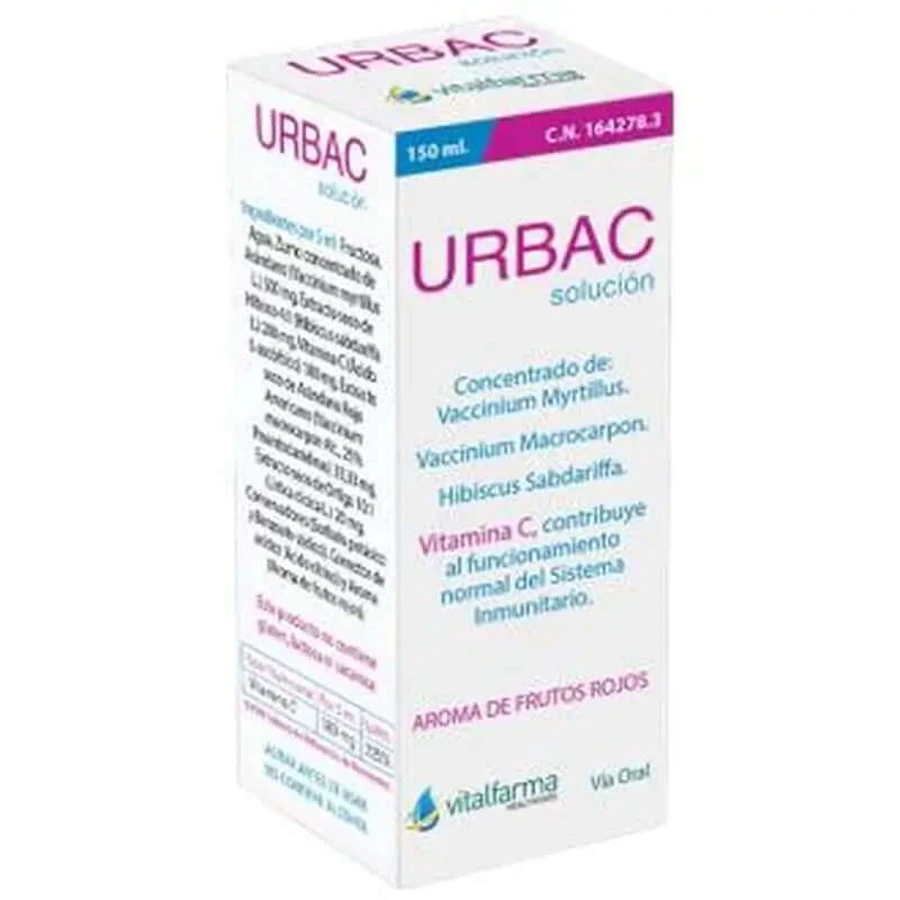 Vitalfarma Urbac Solution 150 ml.: ceny i cechy