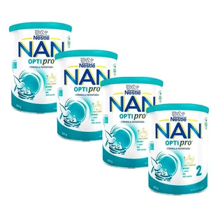 Nestlé Nan Optipro 2 Folgemilch, Packung 4X800g