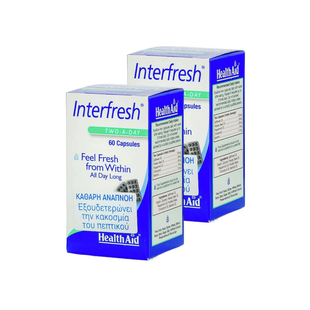 Health Aid Interfresh Voedingssupplement Speciaal 2x60 capsules
