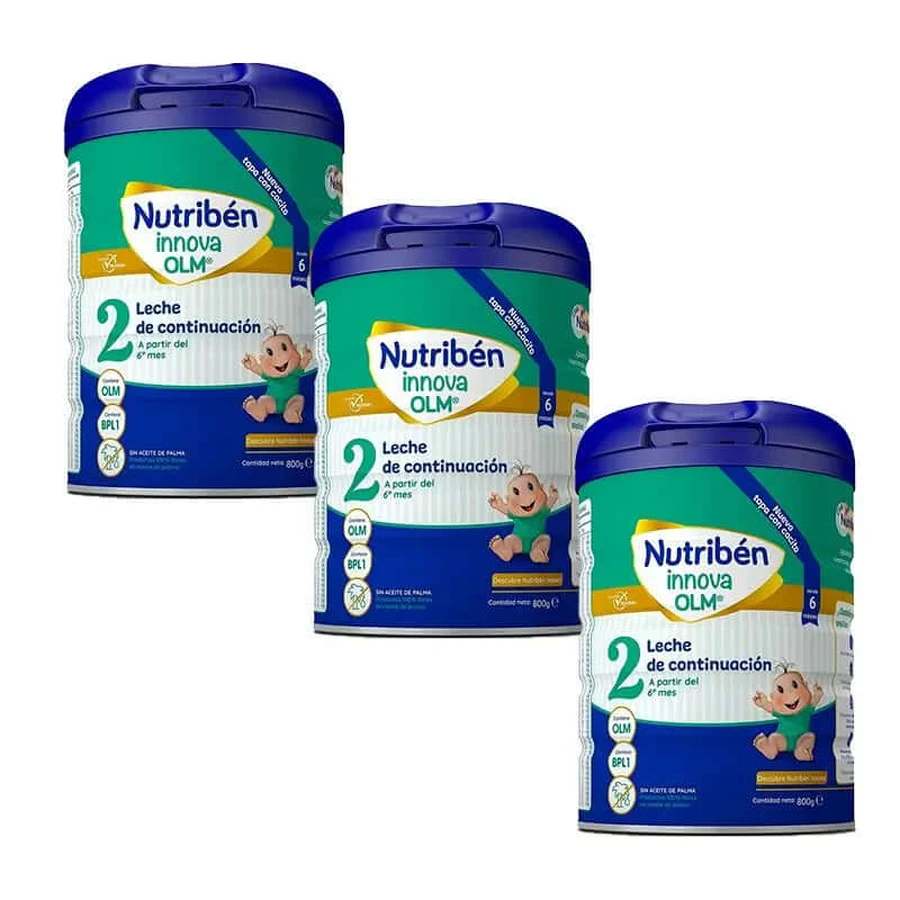 Nutribén Innova 2 opvolgmelk, 3 X 800 g