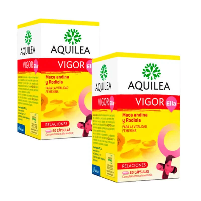 Aquilea Vigor Ella, verpakking 2 x 60 capsules