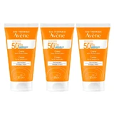 Avene Zonnecrème Spf 50+, 3 x 50 ml