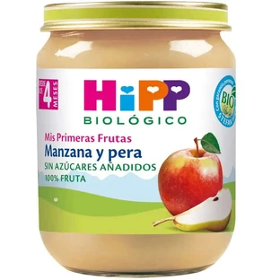 Bocal Hipp Bio Pomme & Poire, 125 g