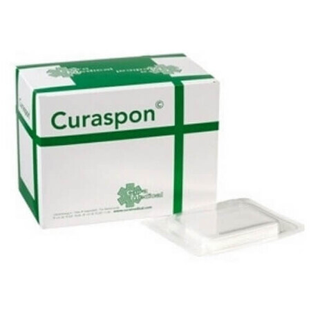 Éponge hémostatique Curaspon 80 x 50 x 10 mm, 20 pièces, Curamedical