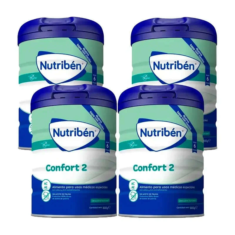 Nutribén Confort 2 Folgemilch, 4 x 800g