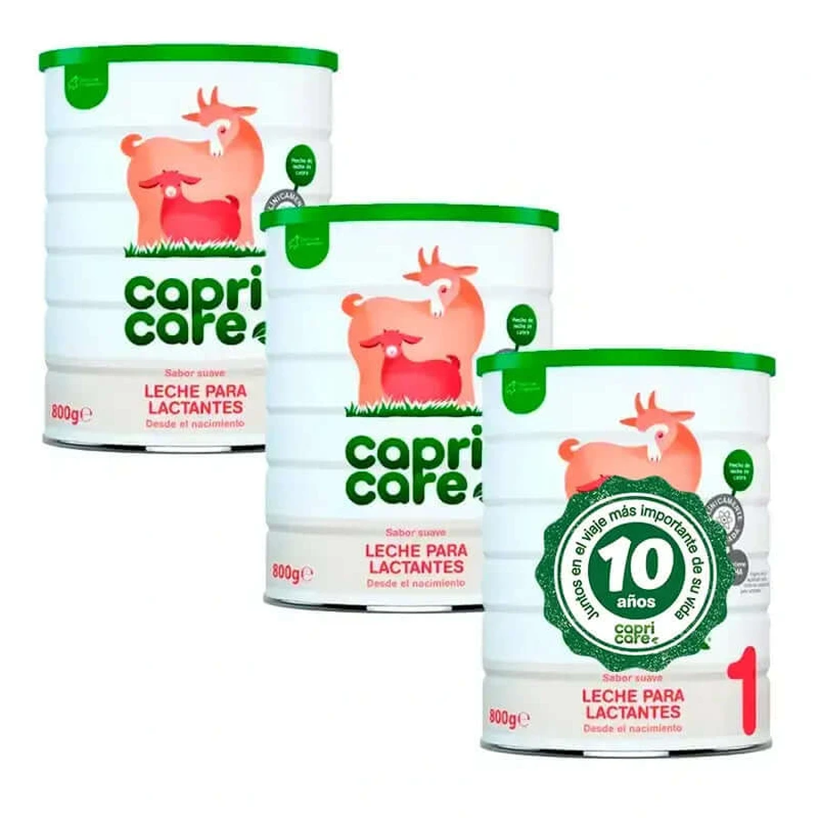 Capricare 1 Zuigelingenvoeding, pak 3 X 800 Gr