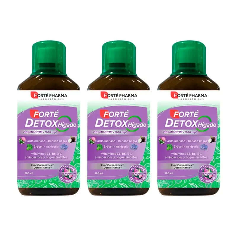 Forté Pharma Triple Forté Detox Lever, 3 x 500ml