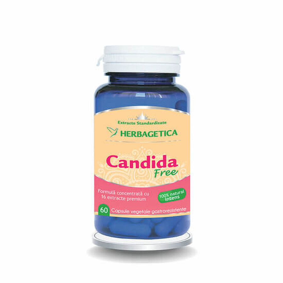 Candida Free, 60 capsules, Herbagetica