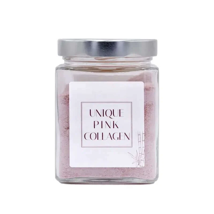 Uniek roze collageen voedingssupplement, 300 gram