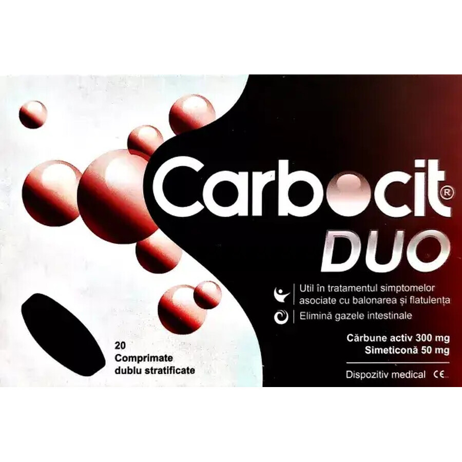 Carbocit Duo, 20 compresse, Biofarm