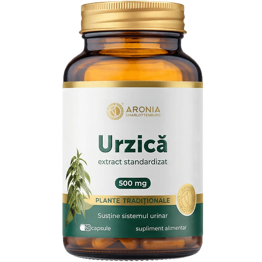 Net Net Brennnessel 500 mg - 60 Kapseln mit konzentriertem Extrakt aus der Brennnesselwurzel zur Unterstützung von Harnsystem, Prostata und Kreislauf | Traditional Herbals
