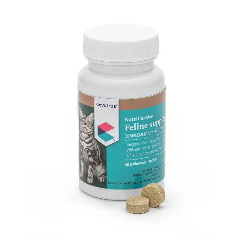 Covetrus Nutricarevet Hepatic Supplement voor katten, 80Cpd
