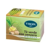 Viropa biologische groene thee en gember 15 filters