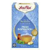 Fresh Inspiration For the Senses organic tea with essential oils, 17 sachets, Yogi Tea