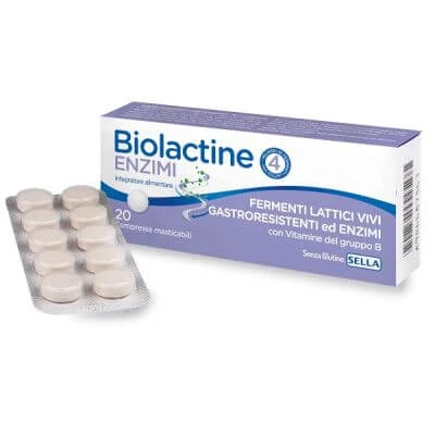 Biolactine enzym 20 tabletten nieuwe formule