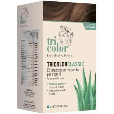 Tricolor classic 5 koffie bruin 2 tubes 50 ml + 2 shakers 50 ml + 4 sachets 8 ml