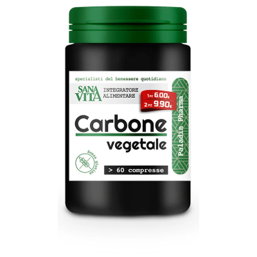 Sanavita Holzkohle 60 Tabletten