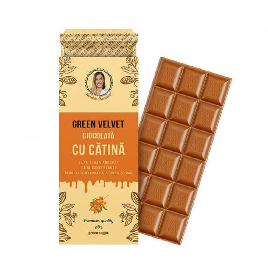 Chocolat velours vert avec Catina, 100g, Remedia