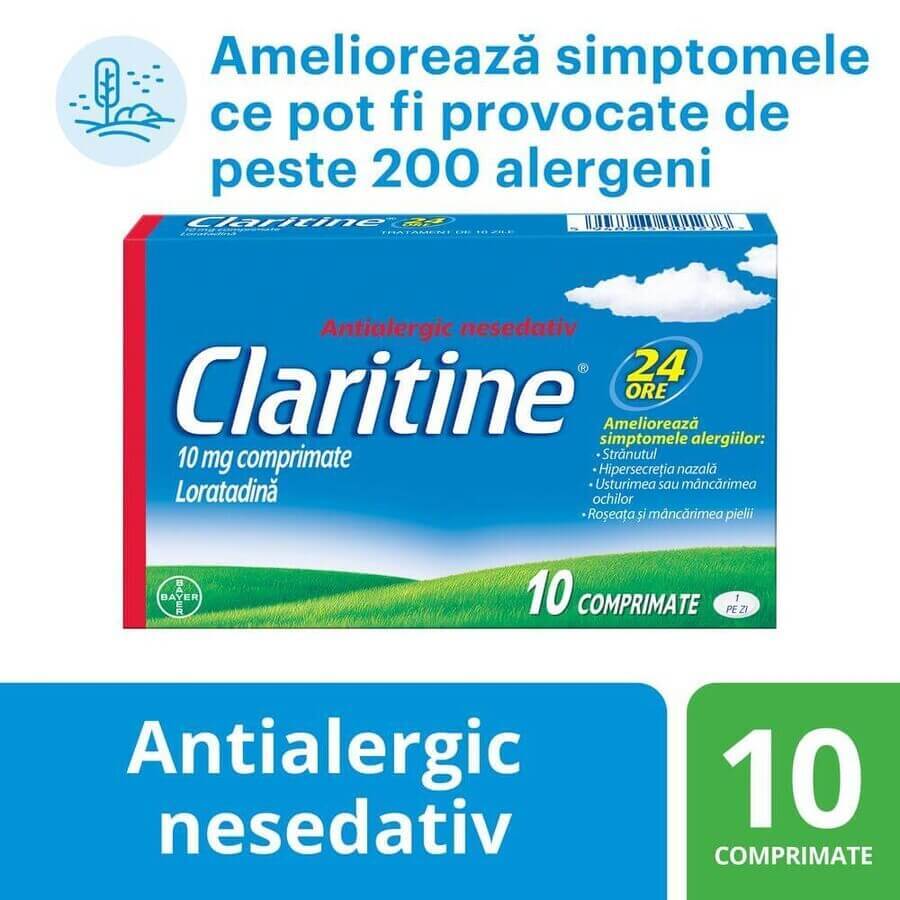 Claritin, 10 mg, 10 tabletten, Bayer