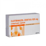 Clotrimazol 100 mg, 12 comprimate vaginale, Zentiva