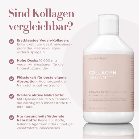 Collagen Liquid Repair with Hyaluronic Acid + Vitamins + Minerals 10.000 mg, 500 ml, Swedish Collagen
