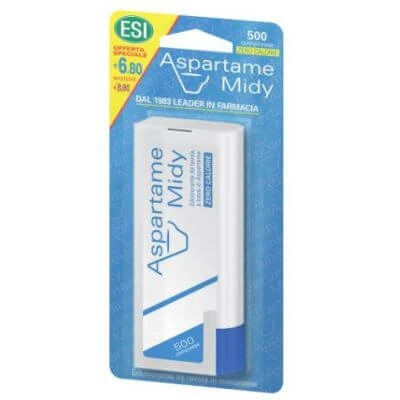 Esi aspartaam midy 500 tabletten met dispenser