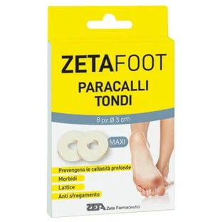 Zetafoot paracallo grande redondo látex 8 piezas
