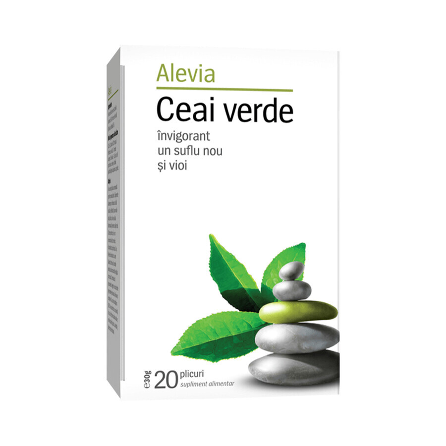 Thé vert, 20 sachets, Alevia