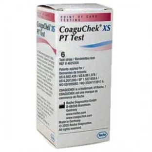 Tiras reactivas para el dispositivo de autodiagnóstico coaguchek xs para test 6 unidades