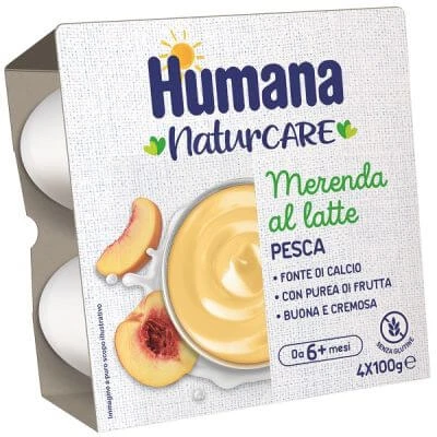 Humana perzik snack 4 stuks 100 g