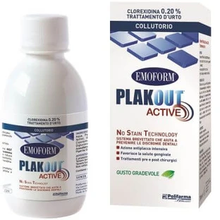 Emoform plak out aktiv Chlorhexidin 0,20% Mundspülung 200 ml