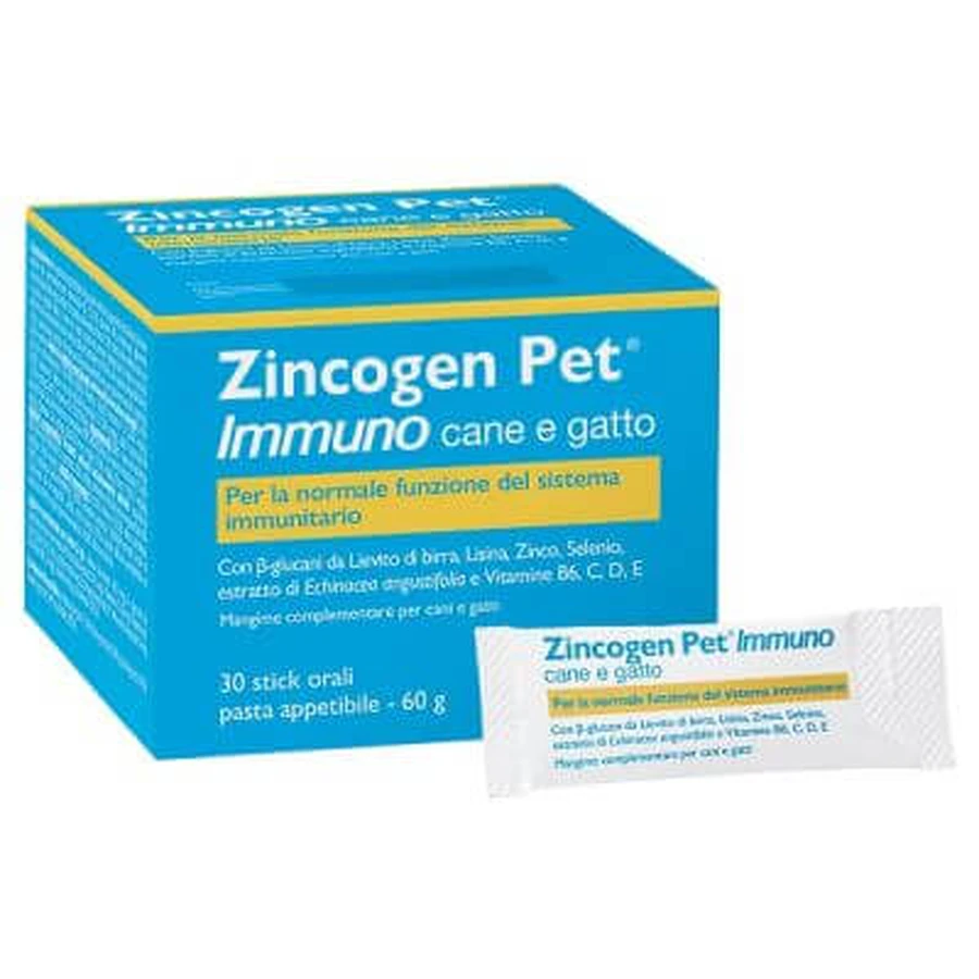 Zincogen pet imuno pasta 30 sticks
